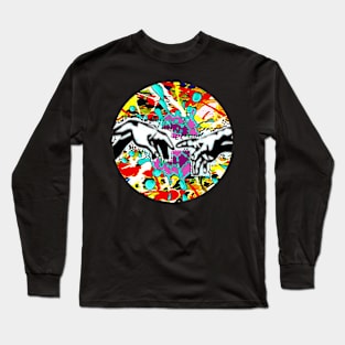 Pop Hand of God Graffiti Long Sleeve T-Shirt